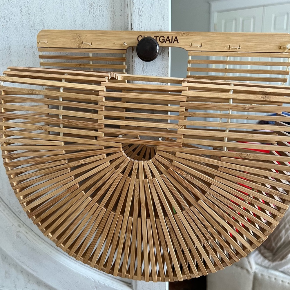 Cult Gaia Wooden Purse